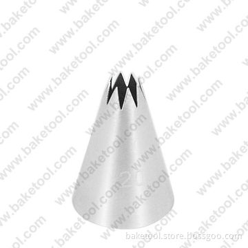 Stainless steel304 Cake Decorating small open star icing nozzle #20